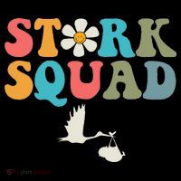Stork Squad Labor & Delivery Nurse L&D Mother Baby Mousepad thumb 1