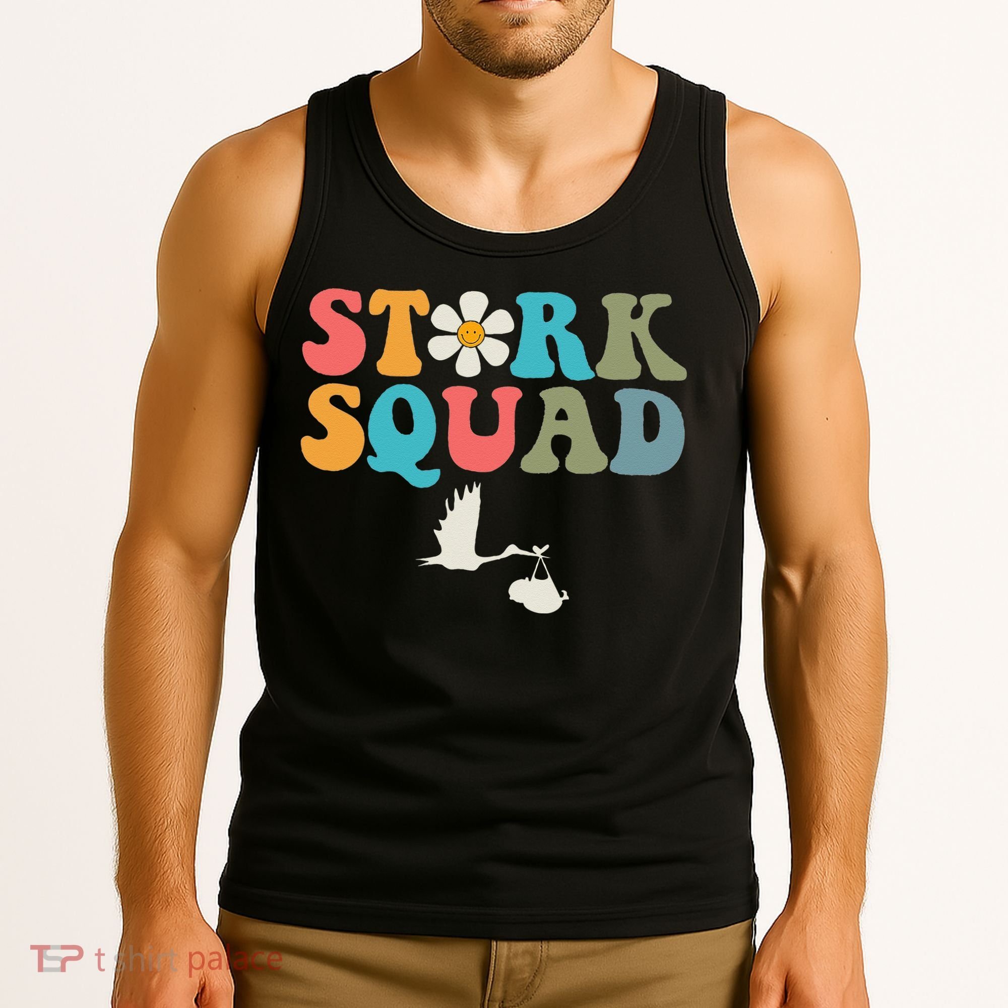 Stork Squad Labor & Delivery Nurse L&D Mother Baby Tank Top
