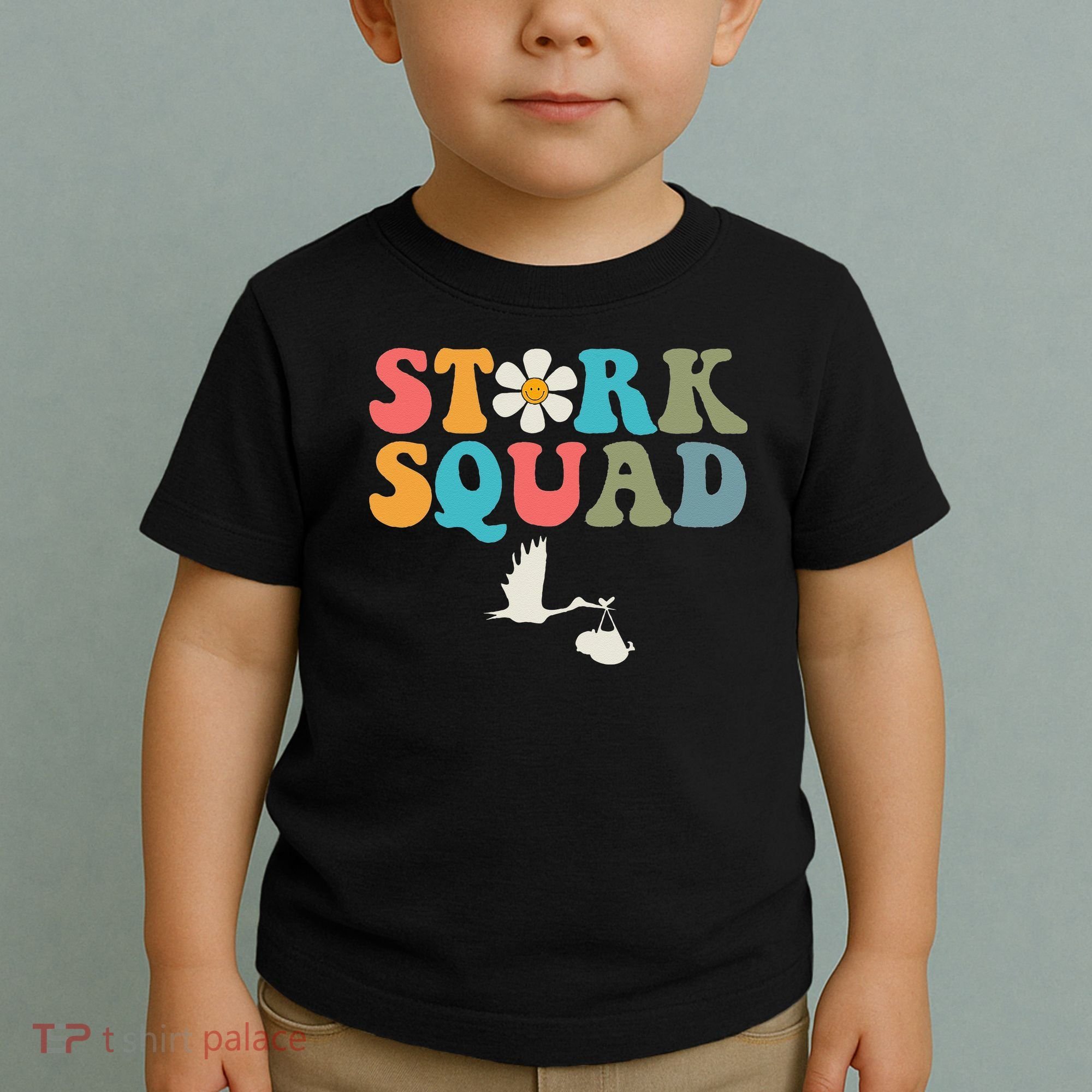 Stork Squad Labor & Delivery Nurse L&D Mother Baby Toddler T-Shirt