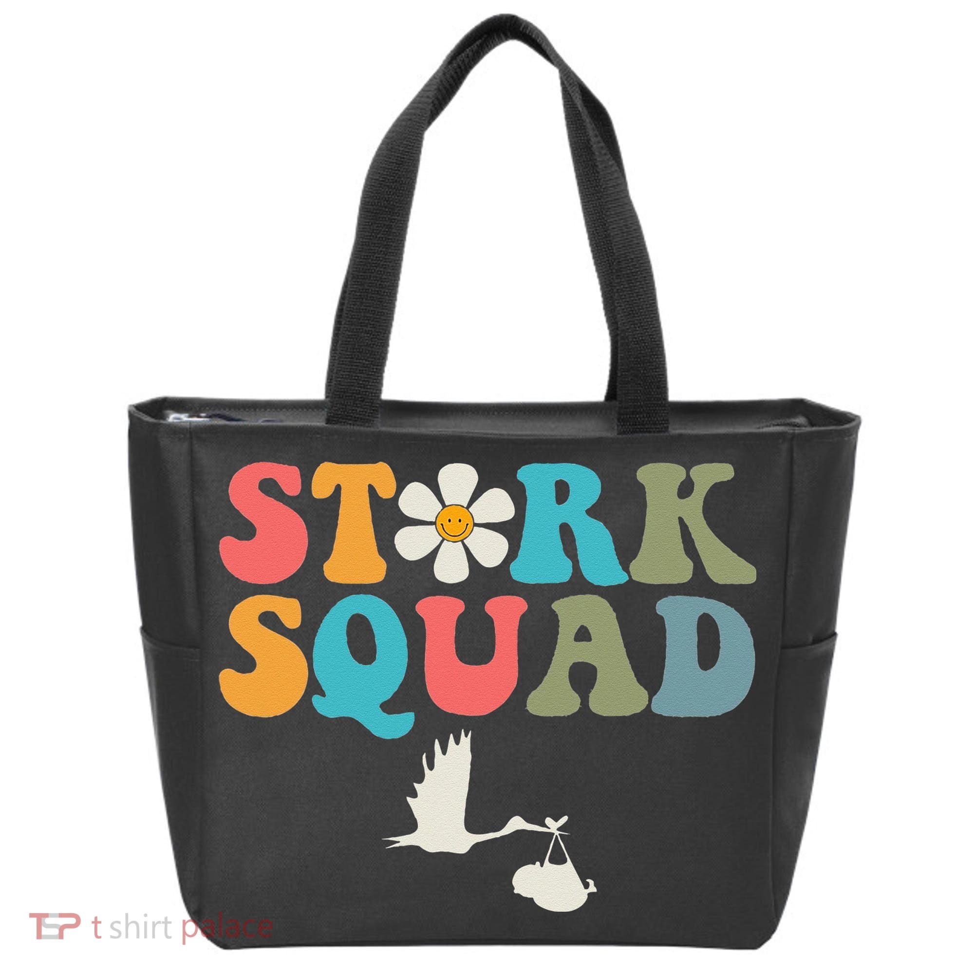 Stork Squad Labor & Delivery Nurse L&D Mother Baby Tote Bag