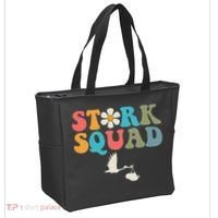 Stork Squad Labor & Delivery Nurse L&D Mother Baby Tote Bag thumb 2