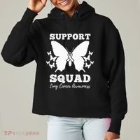 Support Squad Lung Cancer Awareness Ladies Heavyweight Boxy Pullover Hoodie thumb 0