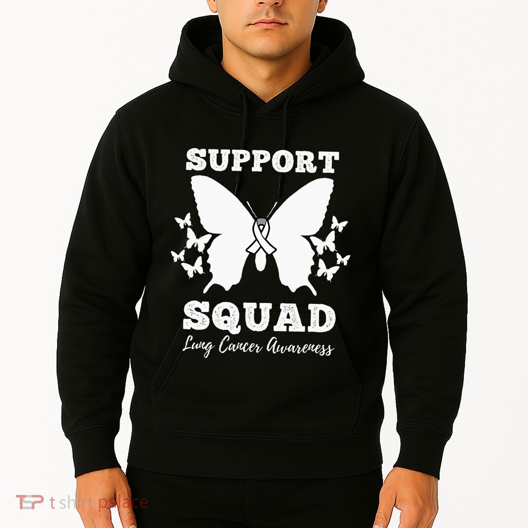Support Squad Lung Cancer Awareness Hoodie