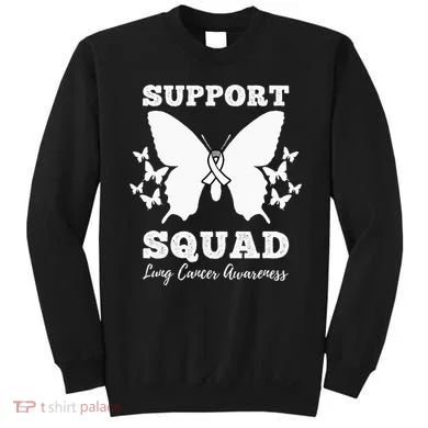Support Squad Lung Cancer Awareness Sweatshirt