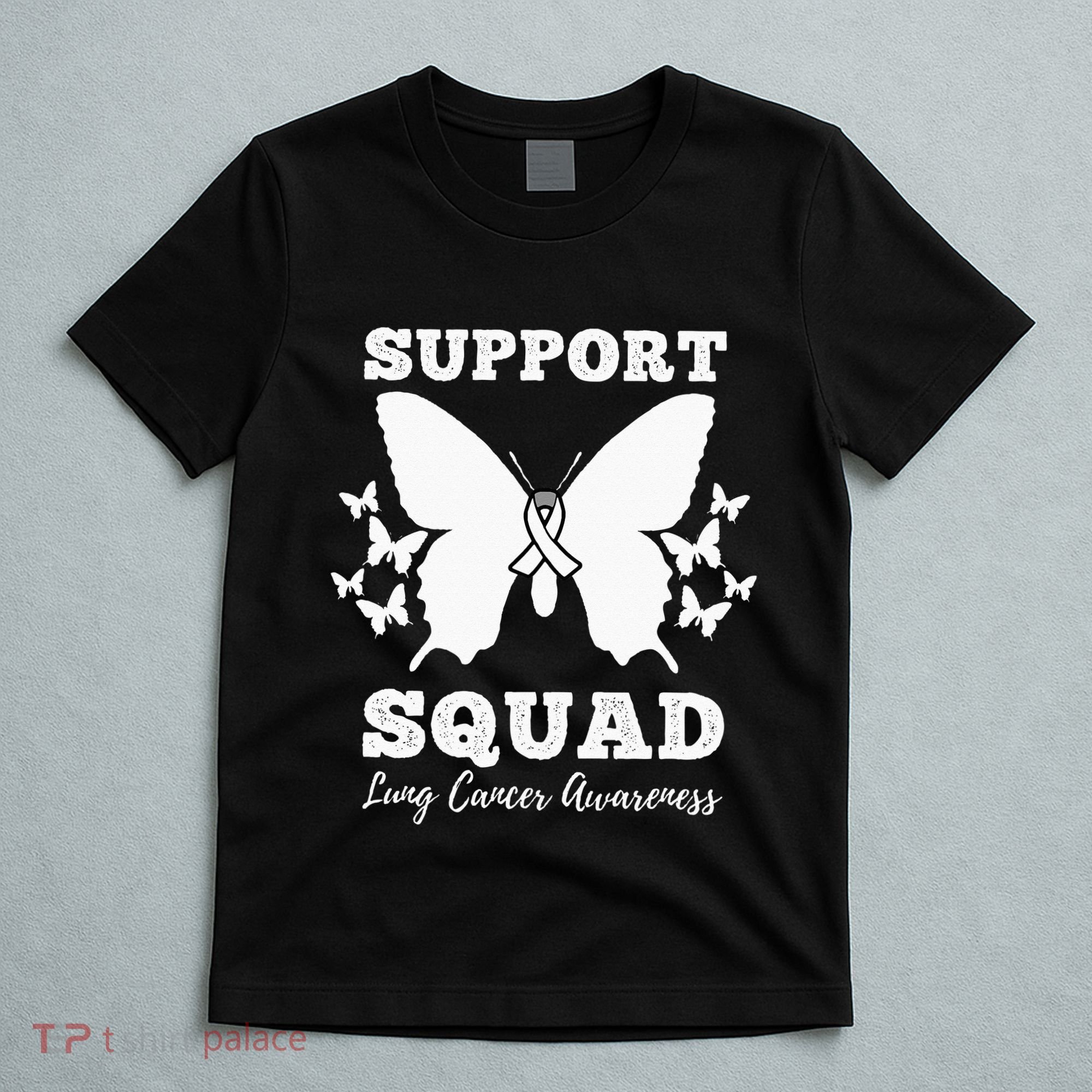 Support Squad Lung Cancer Awareness T-Shirt