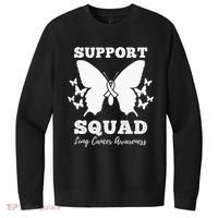 Support Squad Lung Cancer Awareness V.I.T. Fleece Crew Sweatshirt thumb 0