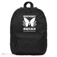 Support Squad Lung Cancer Awareness 16 in Basic Backpack thumb 0