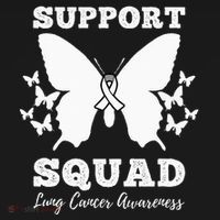 Support Squad Lung Cancer Awareness 16 in Basic Backpack thumb 2