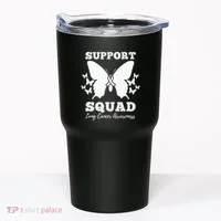 Support Squad Lung Cancer Awareness Tumbler thumb 0