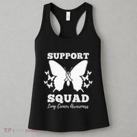 Support Squad Lung Cancer Awareness Women's Tank Top thumb 3