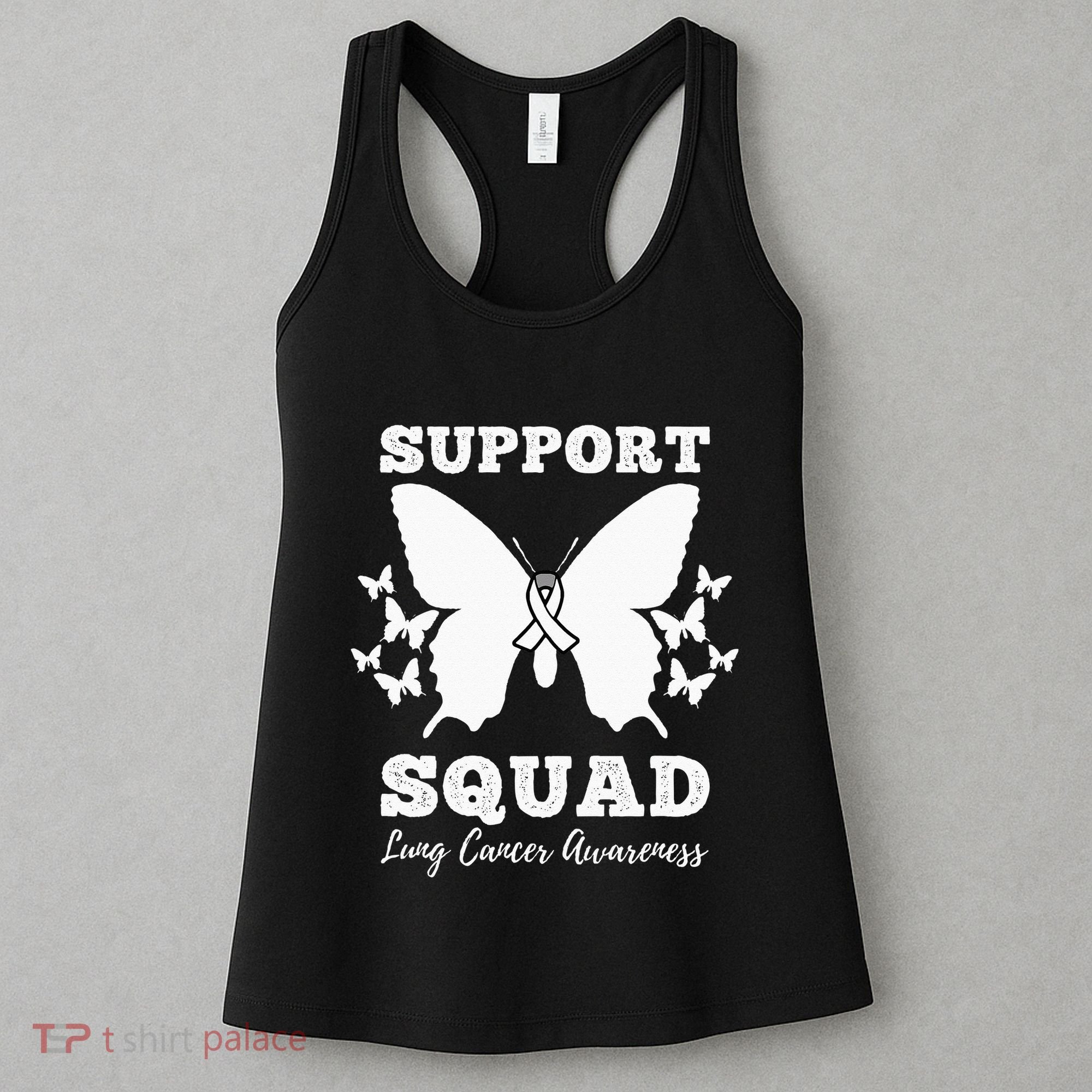 Support Squad Lung Cancer Awareness Women's Tank Top