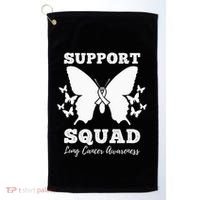 Support Squad Lung Cancer Awareness Golf Towel thumb 0