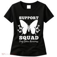 Support Squad Lung Cancer Awareness Women's T-Shirt thumb 0