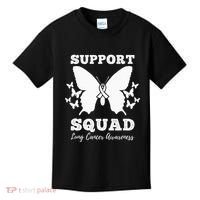 Support Squad Lung Cancer Awareness Kids T-Shirt thumb 0