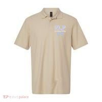 SLP Speech Language Pathology Floral Coquette Blue Bow Polo thumb 0