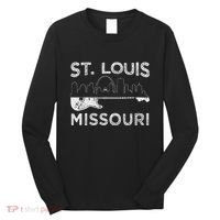 Souvenir St Louis Guitar Music Missouri St. Louis Long Sleeve Shirt thumb 0