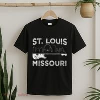 Souvenir St Louis Guitar Music Missouri St. Louis T-Shirt thumb 2