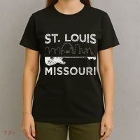 Souvenir St Louis Guitar Music Missouri St. Louis T-Shirt thumb 4