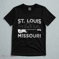Souvenir St Louis Guitar Music Missouri St. Louis T-Shirt thumb 5