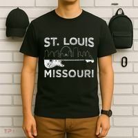 Souvenir St Louis Guitar Music Missouri St. Louis T-Shirt thumb 6
