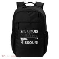 Souvenir St Louis Guitar Music Missouri St. Louis Backpack thumb 0