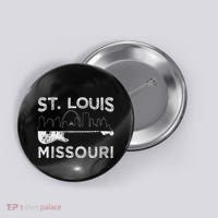 Souvenir St Louis Guitar Music Missouri St. Louis Button thumb 0