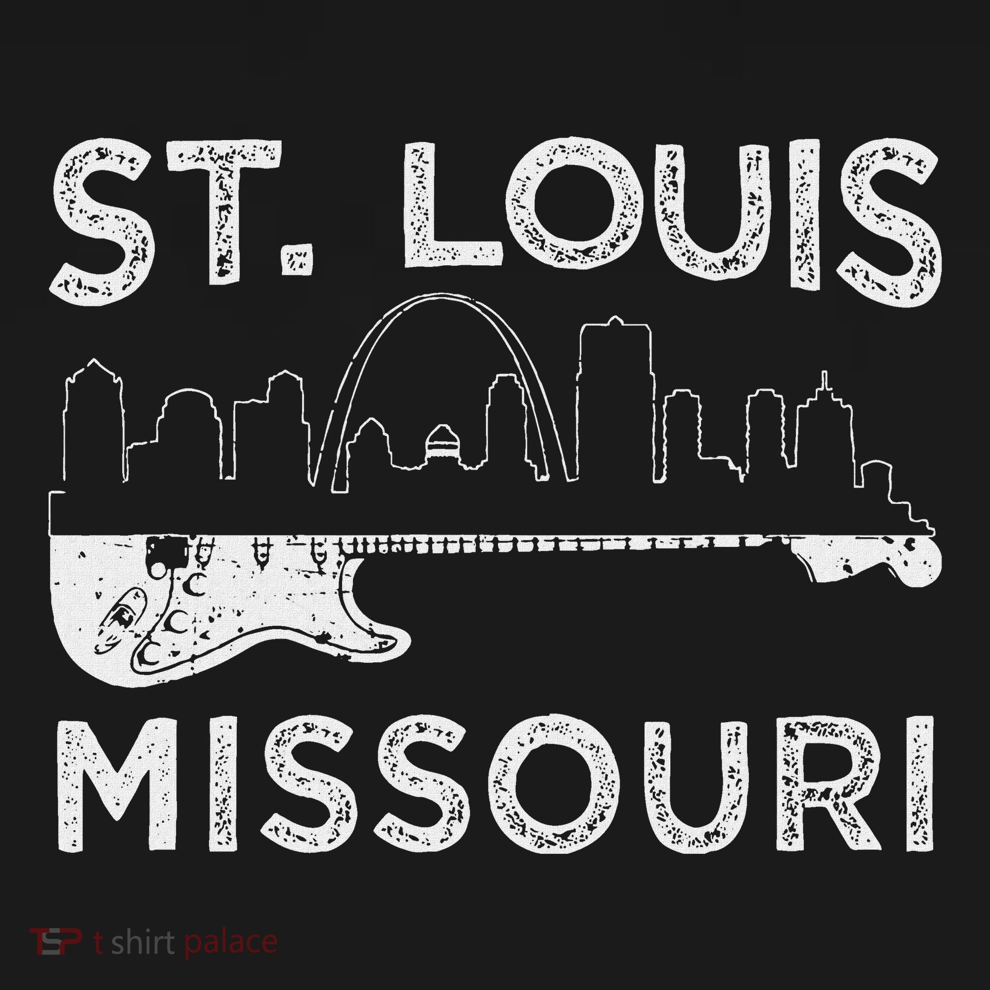 Souvenir St Louis Guitar Music Missouri St. Louis Women's Hoodie