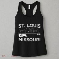 Souvenir St Louis Guitar Music Missouri St. Louis Women's Tank Top thumb 3