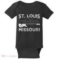 Souvenir St Louis Guitar Music Missouri St. Louis Baby Bodysuit thumb 0