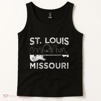 Souvenir St Louis Guitar Music Missouri St. Louis Tank Top thumb 2