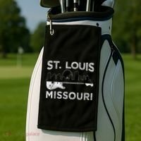 Souvenir St Louis Guitar Music Missouri St. Louis Golf Towel thumb 2
