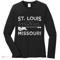 Souvenir St Louis Guitar Music Missouri St. Louis Women's Long Sleeve Shirt thumb 0