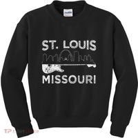 Souvenir St Louis Guitar Music Missouri St. Louis Kids Sweatshirt thumb 0