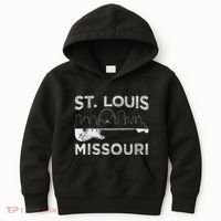 Souvenir St Louis Guitar Music Missouri St. Louis Kids Hoodie thumb 0