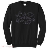 Subtle Sapphic Lesbian Wildflower Lgbtq Pride Month Sweatshirt thumb 0