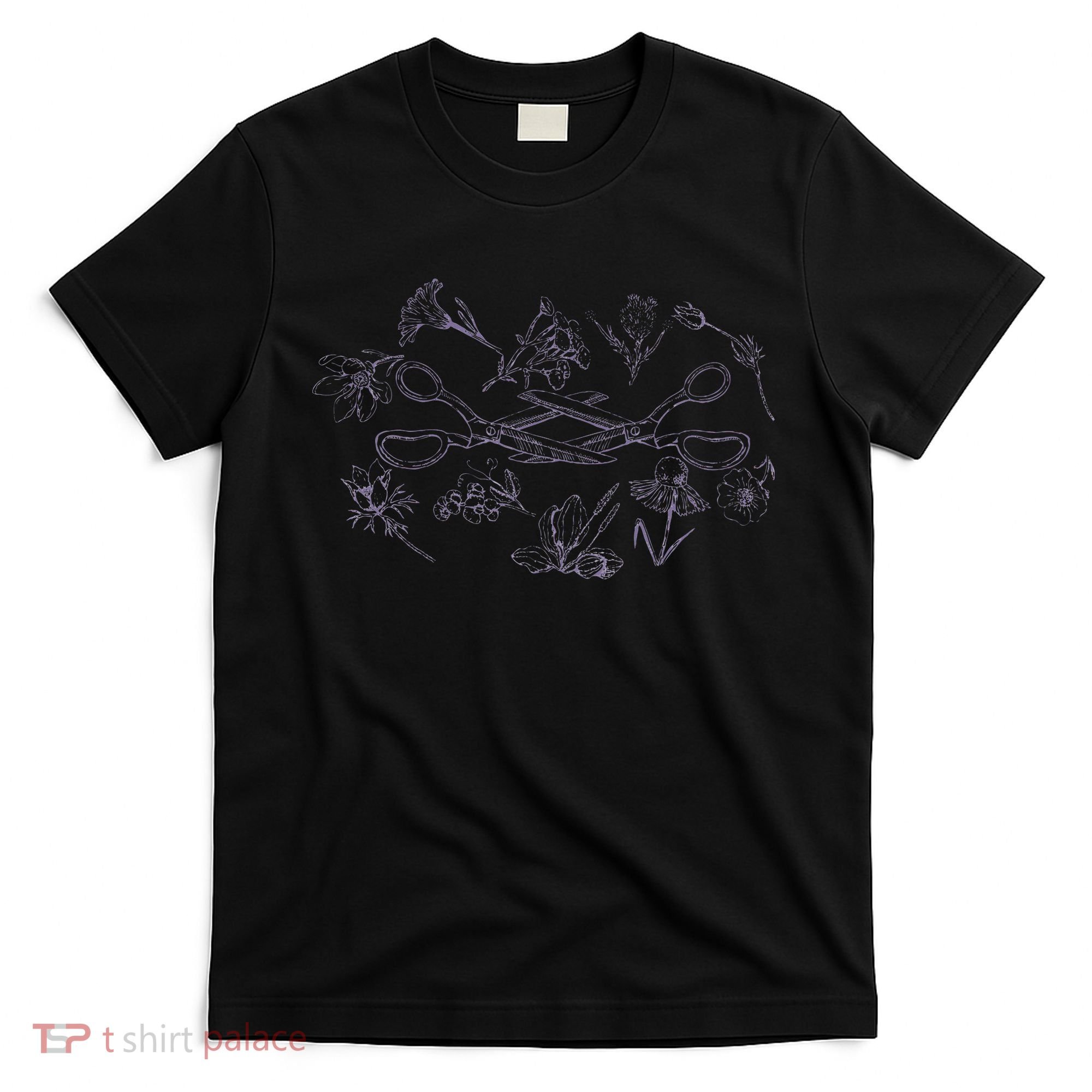 Subtle Sapphic Lesbian Wildflower Lgbtq Pride Month T-Shirt