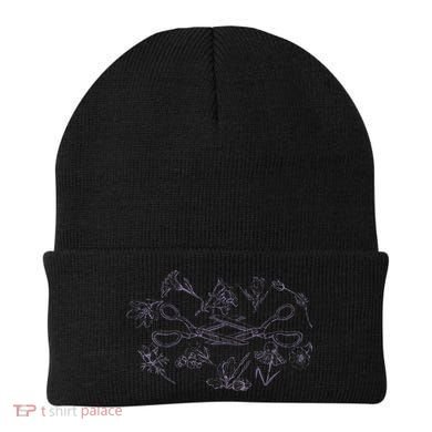 Subtle Sapphic Lesbian Wildflower Lgbtq Pride Month Beanie