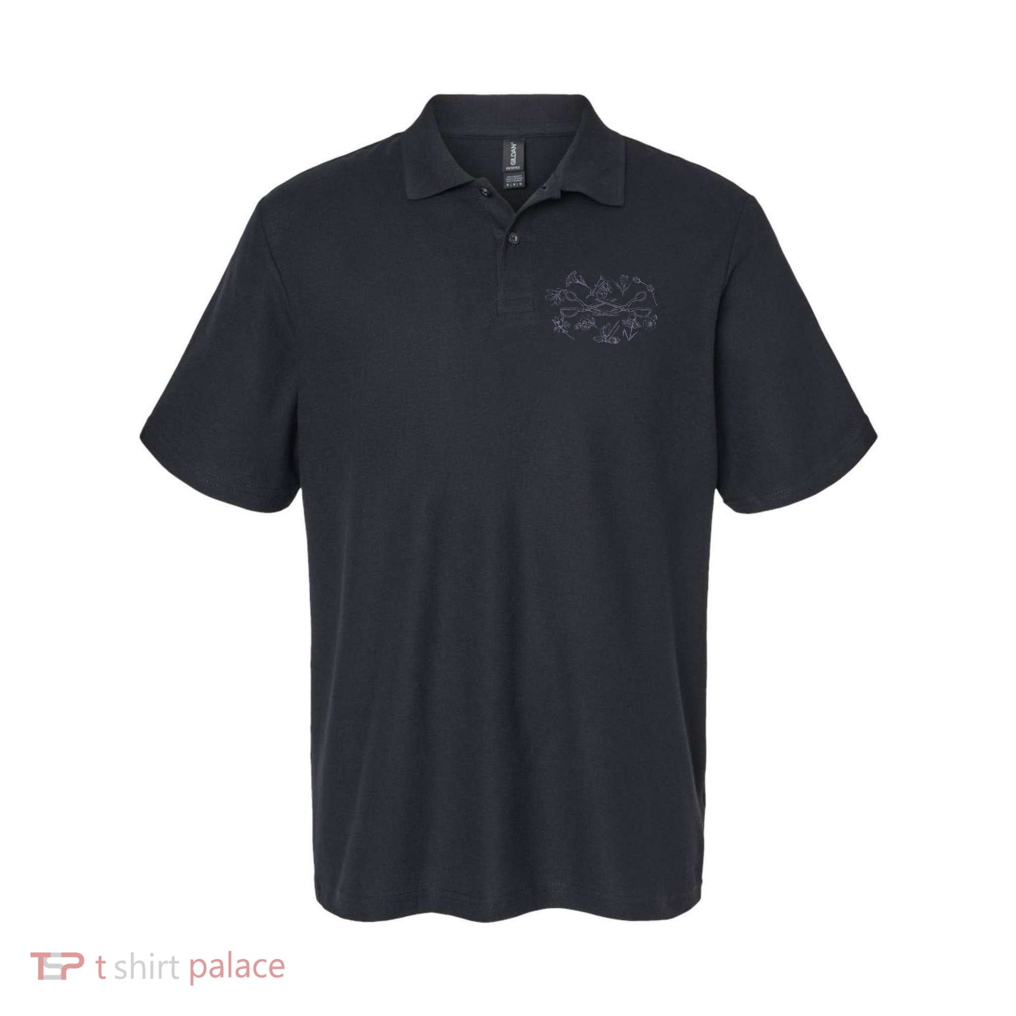 Subtle Sapphic Lesbian Wildflower Lgbtq Pride Month Polo