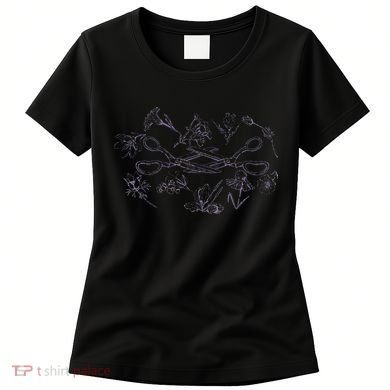 Subtle Sapphic Lesbian Wildflower Lgbtq Pride Month Women's T-Shirt
