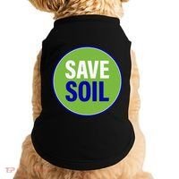 Save Soil Let Us Make It Happen Support Save Soil Movement Doggie Tank thumb 0