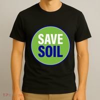Save Soil Let Us Make It Happen Support Save Soil Movement T-Shirt thumb 3
