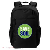 Save Soil Let Us Make It Happen Support Save Soil Movement Backpack thumb 0