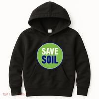 Save Soil Let Us Make It Happen Support Save Soil Movement Kids Hoodie thumb 0