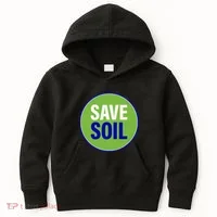 Save Soil Let Us Make It Happen Support Save Soil Movement Kids Hoodie thumb 0