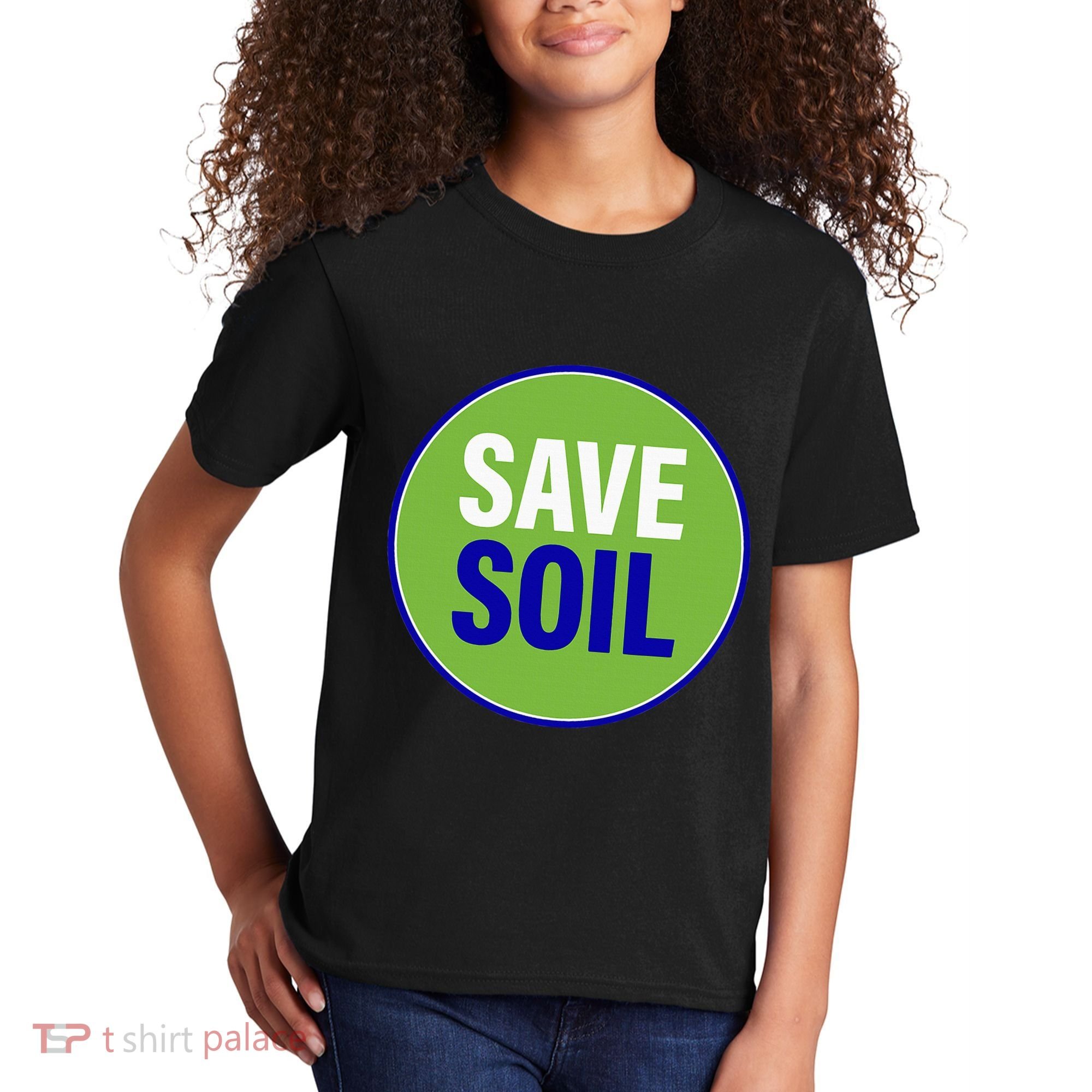 Save Soil Let Us Make It Happen Support Save Soil Movement Kids T-Shirt