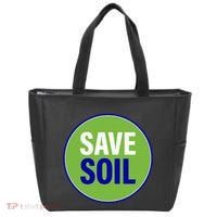 Save Soil Let Us Make It Happen Support Save Soil Movement Tote Bag thumb 0