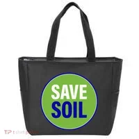 Save Soil Let Us Make It Happen Support Save Soil Movement Tote Bag thumb 0
