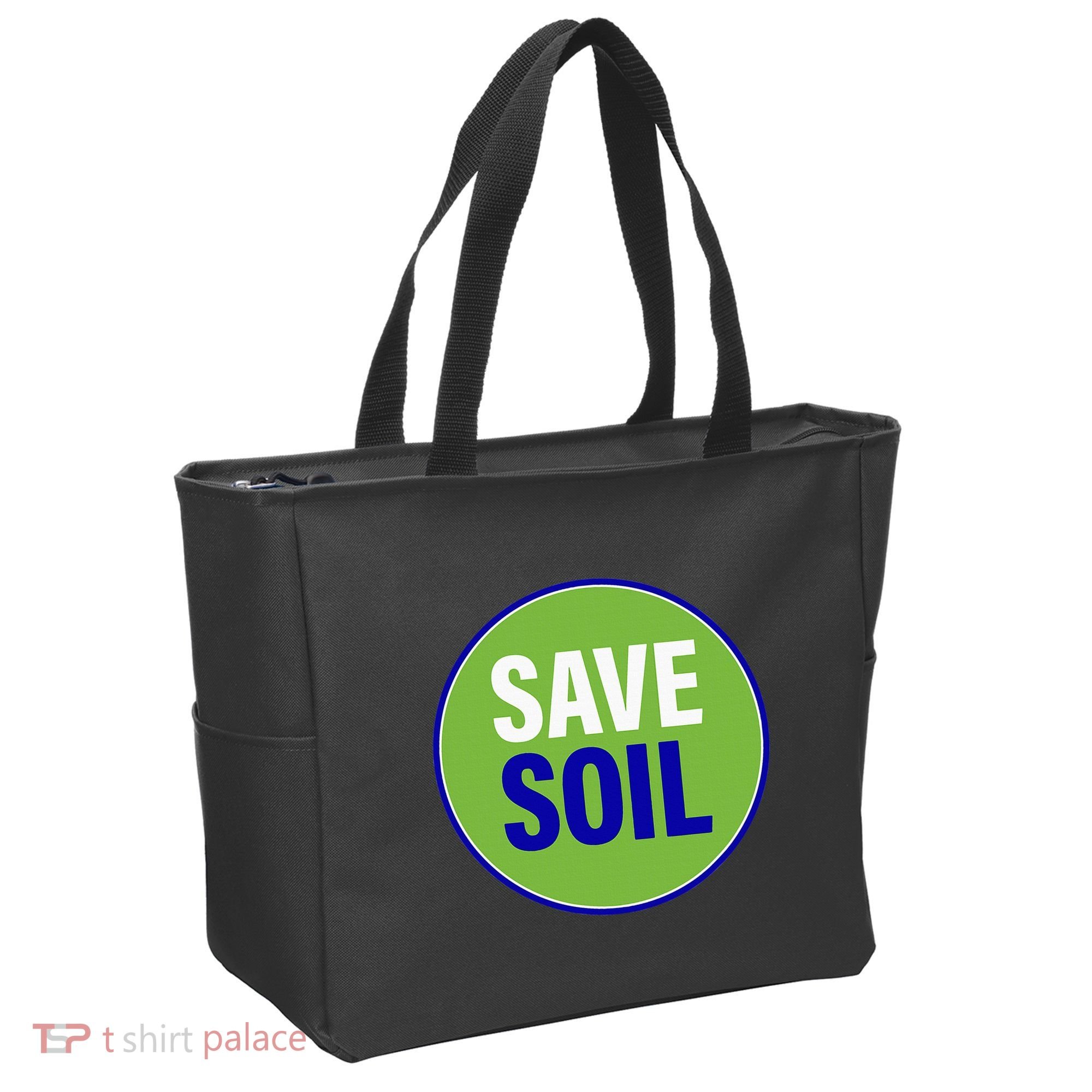 Save Soil Let Us Make It Happen Support Save Soil Movement Tote Bag