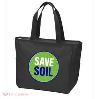 Save Soil Let Us Make It Happen Support Save Soil Movement Tote Bag thumb 3
