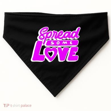Spread Some Love Retro USA-Made Doggie Bandana